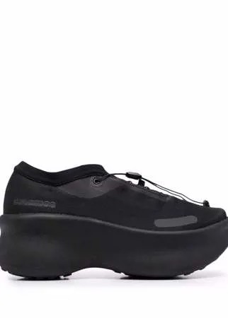 Comme Des Garçons кроссовки Sense Feel на платформе из коллаборации с Salomon