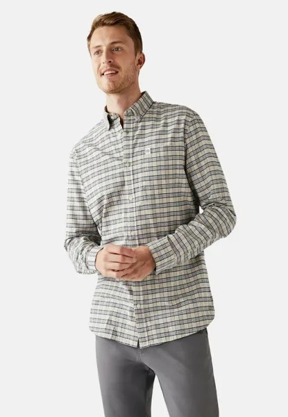 Рубашка GINGHAM CHECK OXFORD Marks & Spencer, цвет sand mix