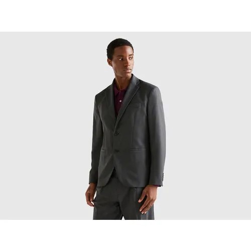 Пиджак UNITED COLORS OF BENETTON, размер 46, серый
