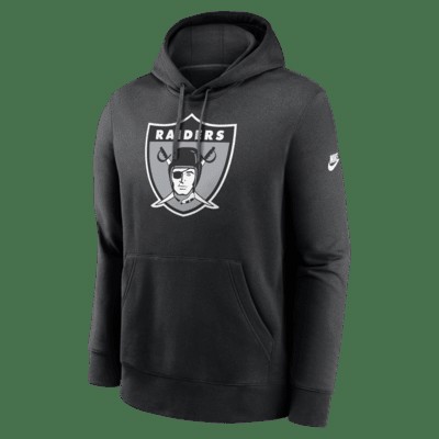 Худи Nike Las Vegas Raiders Rewind Club Logo Men’s NFL Pullover Hoodie, черный