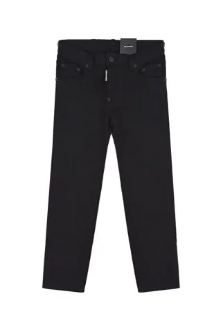 Однотонные джинсы с логотипом Dsquared2 детские