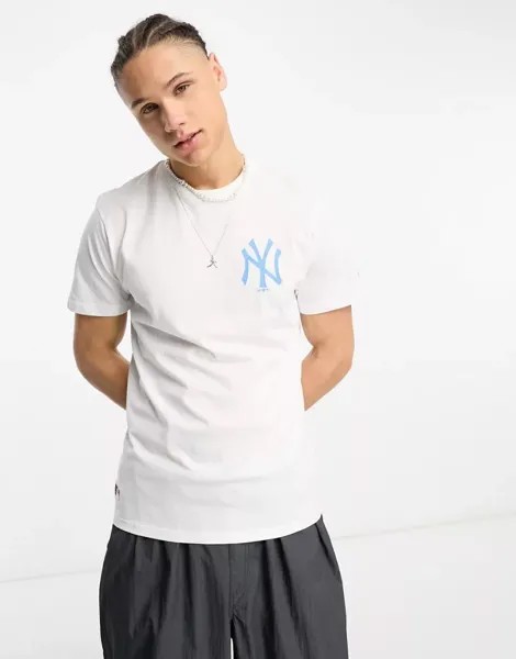 Белая футболка оверсайз с логотипом NY New Era