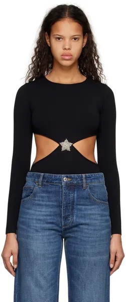 Боди Black Crystal Star Valentino