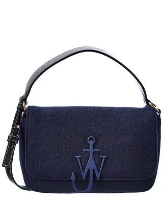 Женская сумка через плечо Jw Anderson Anchor миди, синяя