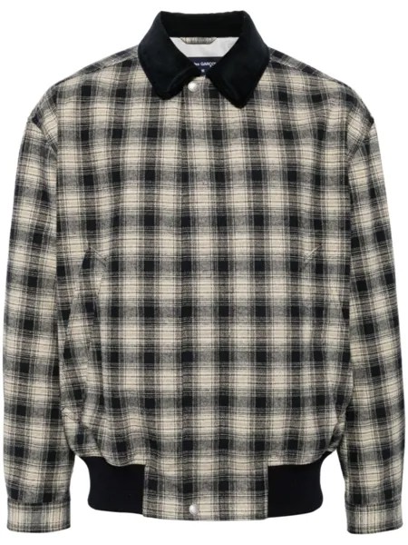 Comme des Garçons Homme клетчатая куртка, синий
