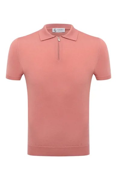 Поло из хлопка и шелка Il Borgo Cashmere