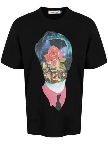 Undercover graphic-print cotton T-shirt, черный