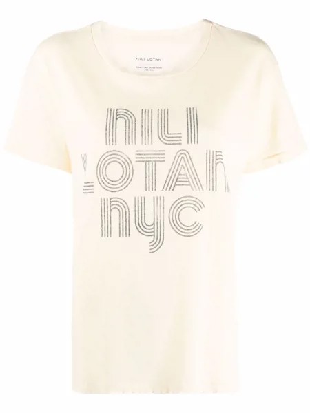 Nili Lotan футболка с логотипом