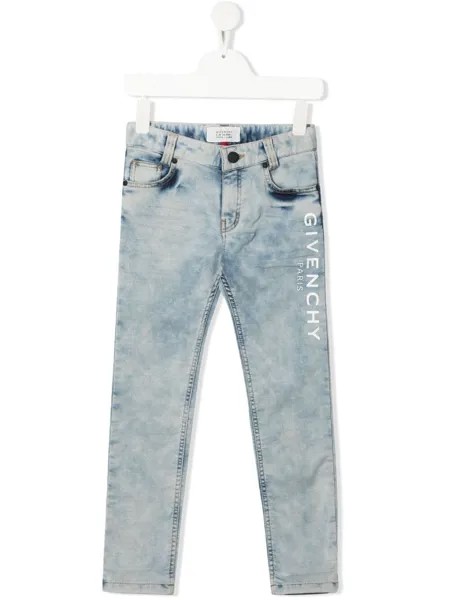 Givenchy Kids джинсы с логотипом