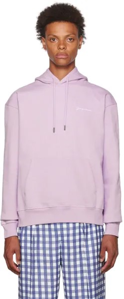 Худи фиолетового цвета 'Le Sweatshirt Brodé' Jacquemus