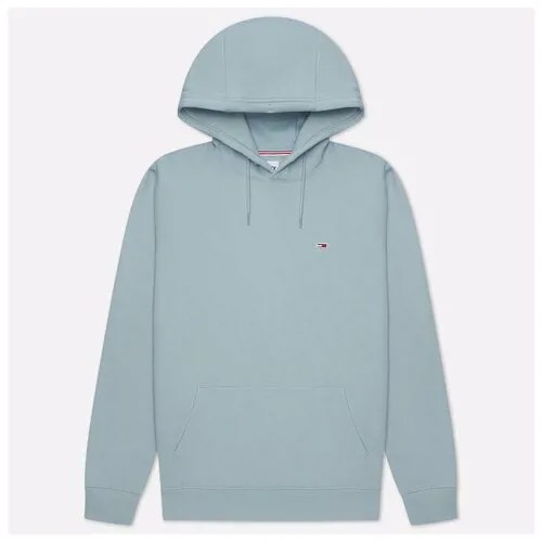 Мужская толстовка Tommy Jeans Regular Fleece Hoodie голубой , Размер XXL