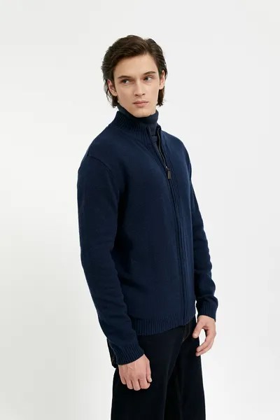 Кардиган мужской Finn Flare A20-22111 синий 3XL