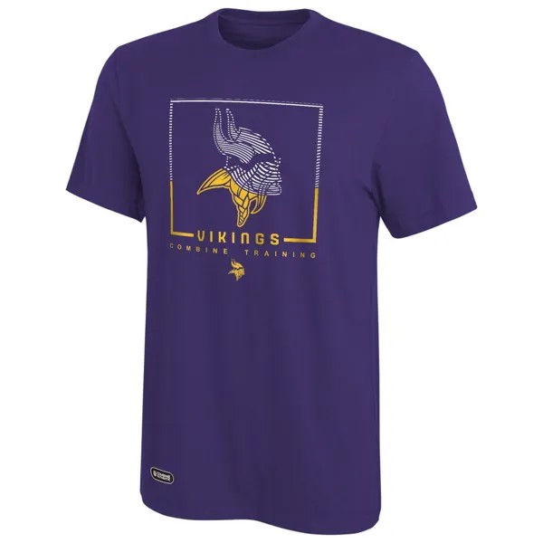 Мужская фиолетовая футболка-клатч Minnesota Vikings Joint Authentic клатч Outerstuff