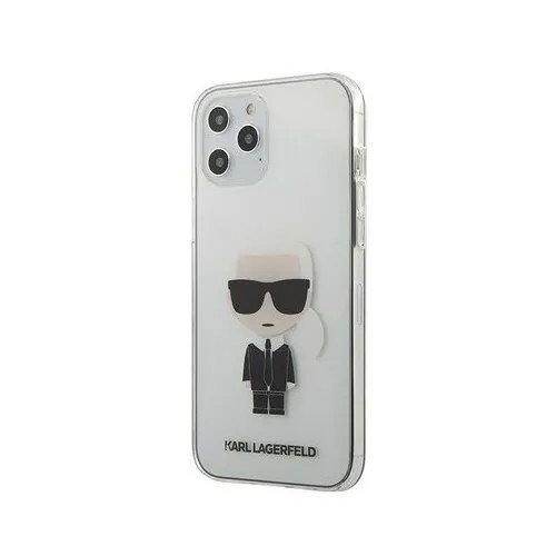 Панель-накладка Karl Lagerfeld Ikonik Karl Hard Transparent для iPhone 12 Pro Max