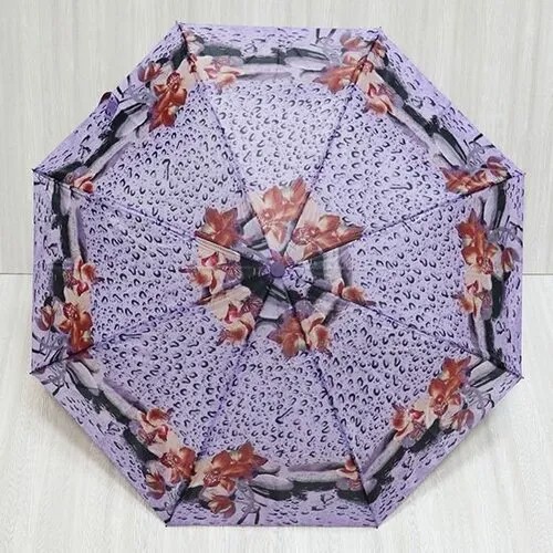 Смарт-зонт Crystel Eden, красный, фиолетовый