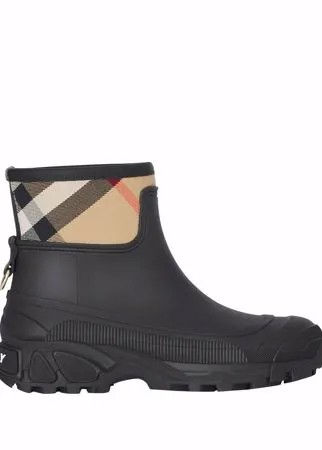 Burberry ботинки со вставкой в клетку House Check