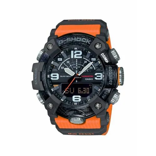 Наручные часы CASIO Наручные часы G-Shock GG-B100-1A9, оранжевый, черный