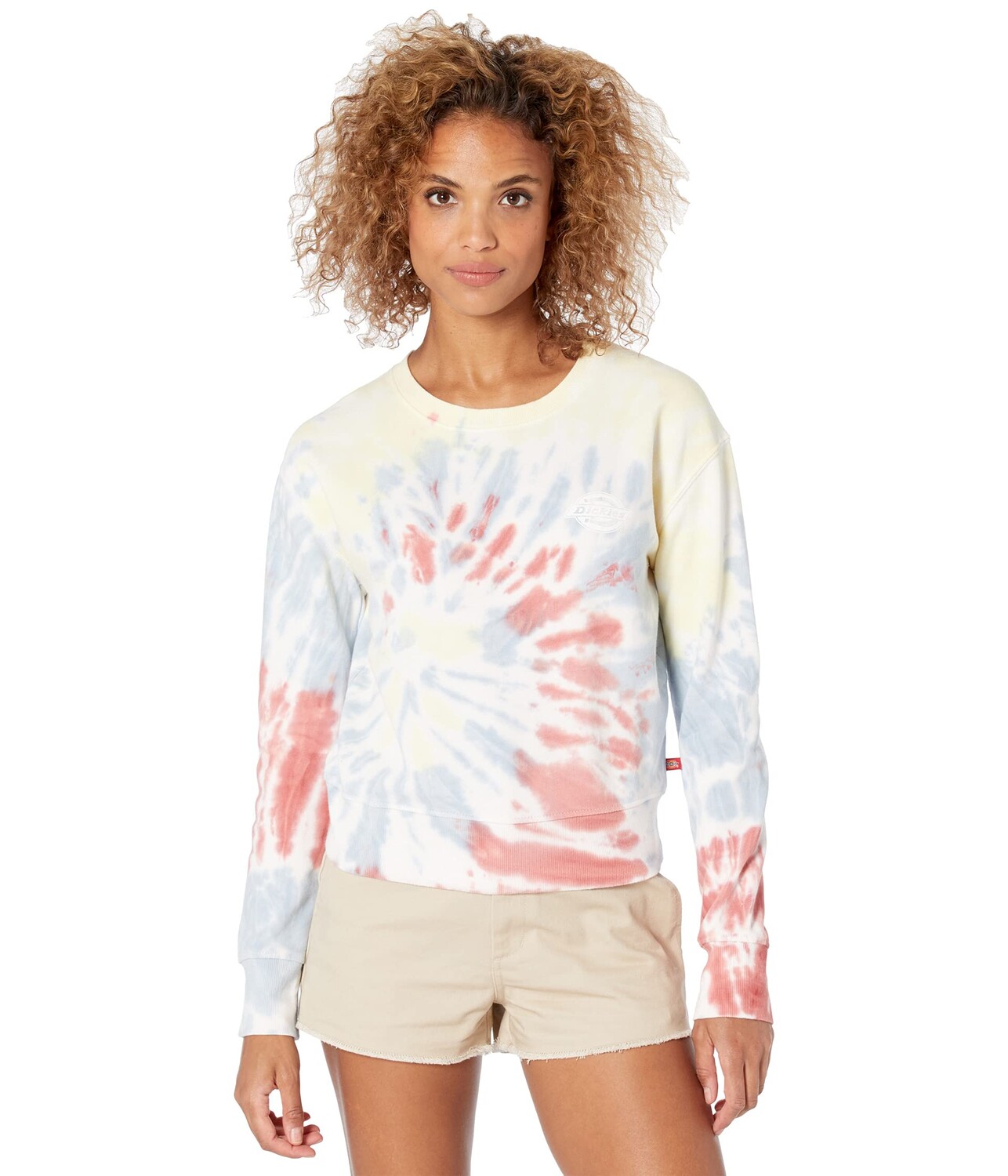 Худи Dickies Juniors, Crop Crew Sweatshirt TieDye