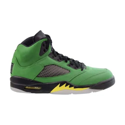 Мужские кроссовки Jordan 5 Retro SE Oregon Apple Green-Black-Yellow CK6631-307