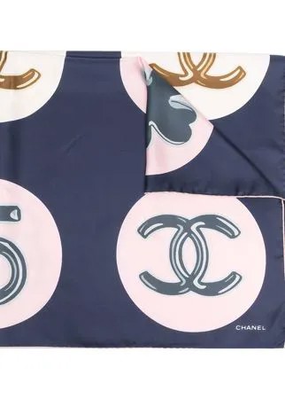 Chanel Pre-Owned шарф с логотипом CC
