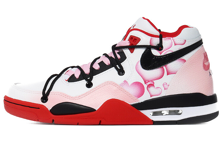 Кроссовки Nike Flight Legacy Vintage Basketball Shoes Unisex Mid-top Red/white, красный