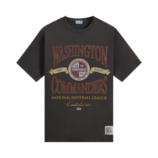 Kith For The NFL: винтажная футболка Commanders Черная