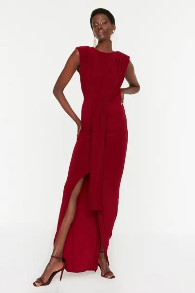 Вечернее платье и платье для выпускного – Бордовый – Shift Trendyol, бордовый