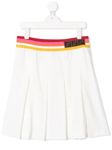 Fendi Kids плиссированная юбка