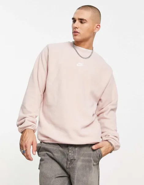 Розовая оксфордская толстовка из флиса Nike Club