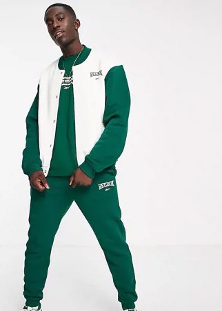 Зеленые джоггеры с винтажным логотипом Reebok – эксклюзивно для ASOS-Зеленый цвет