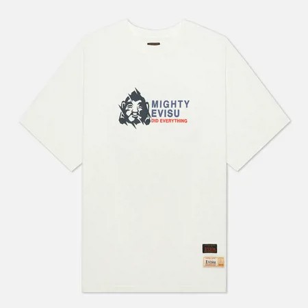 Мужская футболка Evisu Heritage Godhead Printed, цвет белый, размер S
