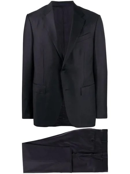 Ermenegildo Zegna строгий костюм с однобортным пиджаком