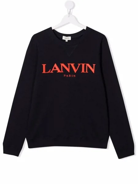 LANVIN Enfant толстовка с логотипом