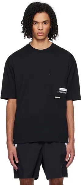 Черная футболка с вышивкой Izzue