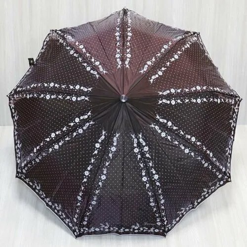 Смарт-зонт Crystel Eden, коричневый