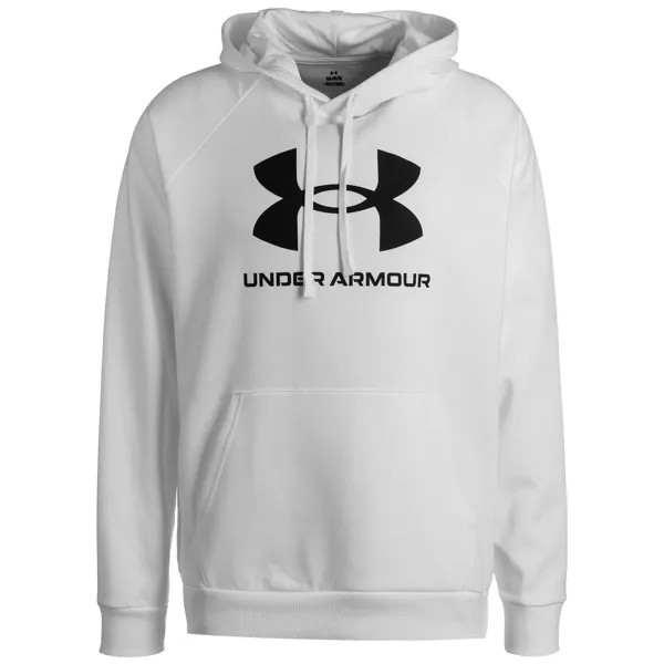 Толстовка Under Armour Hoodie Rival Fleece Logo, белый