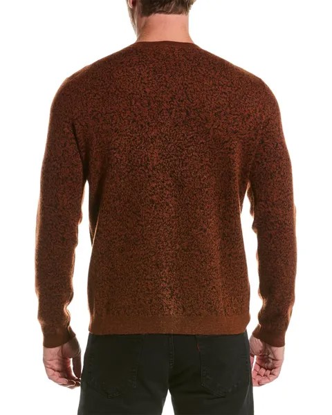 Свитер John Varvatos Forsyth Easy Fit из шерсти альпаки, коричневый
