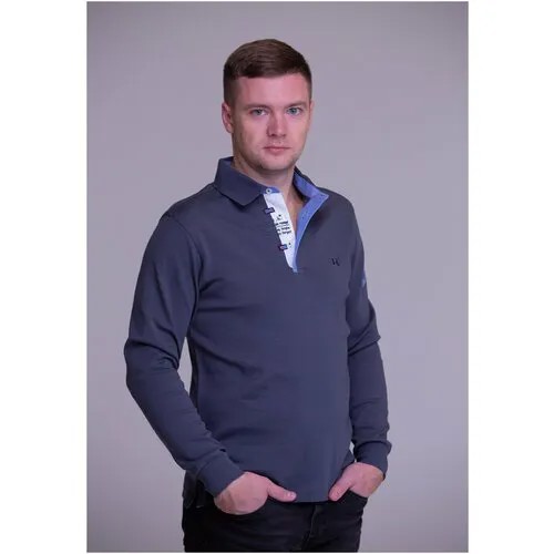Поло ТД Коллекция, размер M, gray