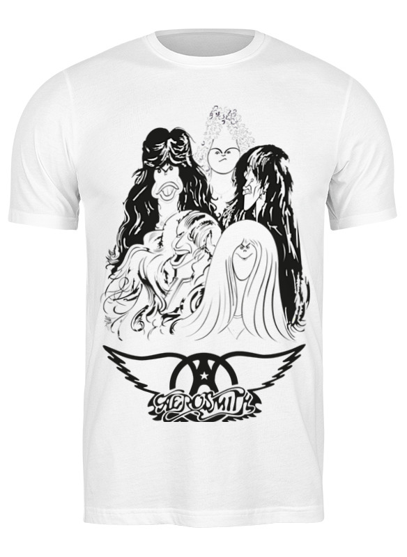 Футболка унисекс Printio Aerosmith (смиты, smits) белая M