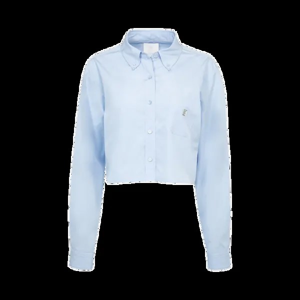 Рубашка Givenchy Cropped 'Baby Blue', синий