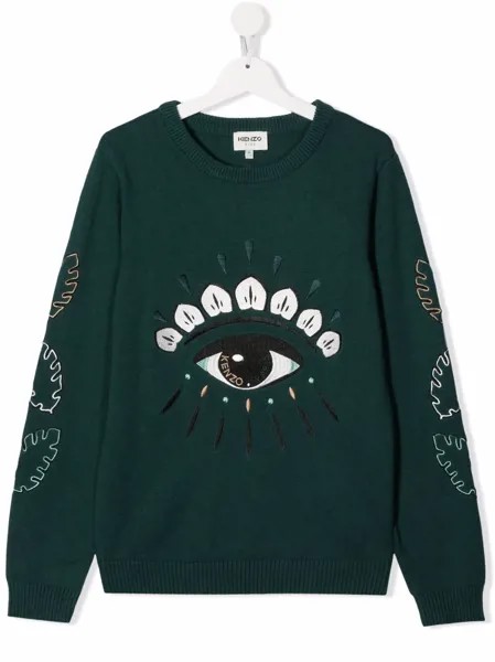 Kenzo Kids толстовка с вышивкой