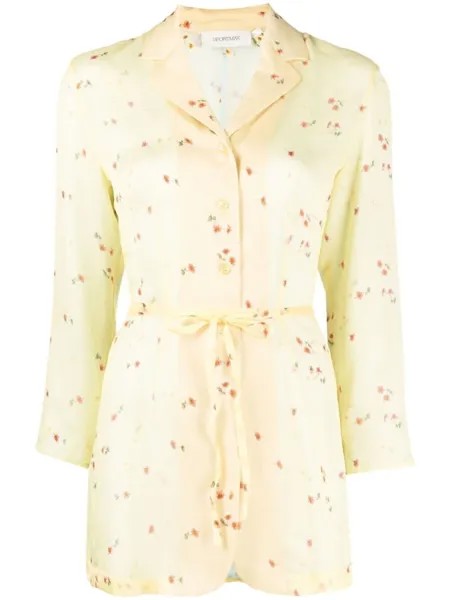Sportmax блузка с завязками, желтый