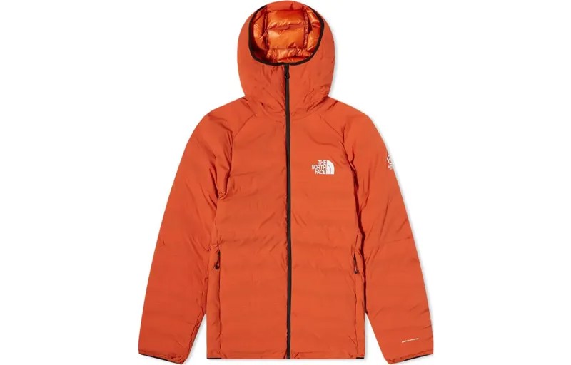 Пуховик мужской оранжевый The North Face, оранжевый