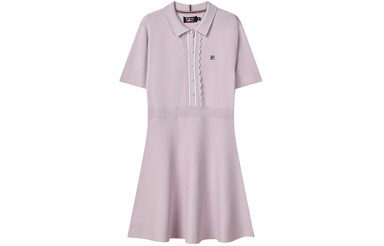 Платье с короткими рукавами женское Narcissus Purple Fila