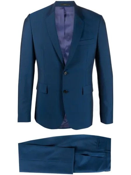 Paul Smith костюм с однобортным пиджаком, синий