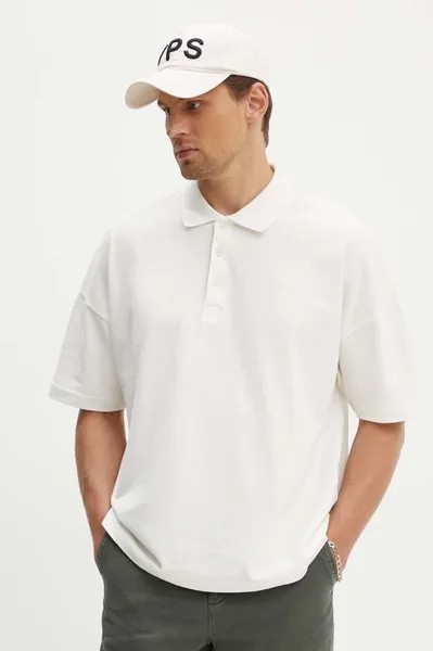 Рубашка-поло Polo Antoine из хлопка A.P.C., бежевый