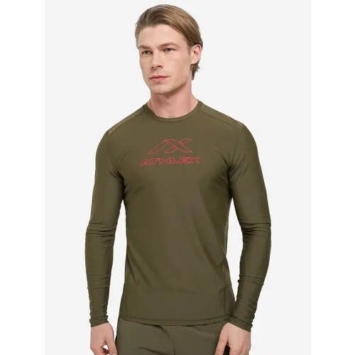 Лонгслив ATHLEX, размер 54, , милитари