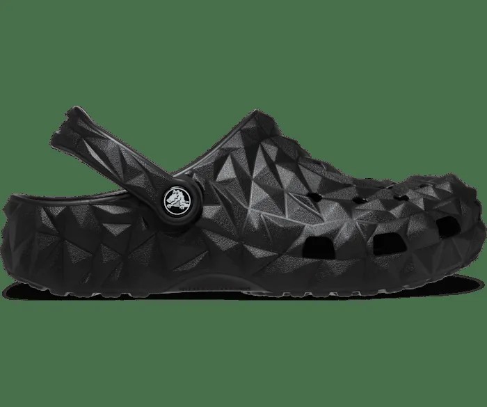 Классические сабо с геометрическим рисунком Crocs женские, цвет Black