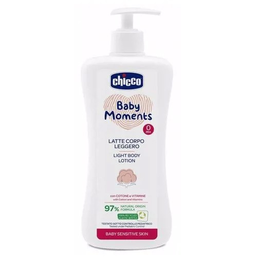 Chicco Лосьон для тела Baby Moments Sensitive skin, 500 мл