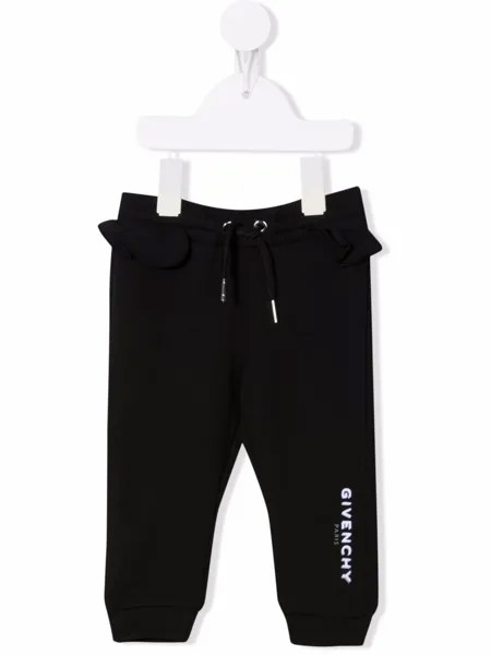 Givenchy Kids спортивные брюки с оборками
